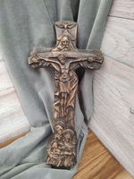 Obraz w drewnie Płaskorzeźba Krzyż Święty bierzmowanie prymicje 70