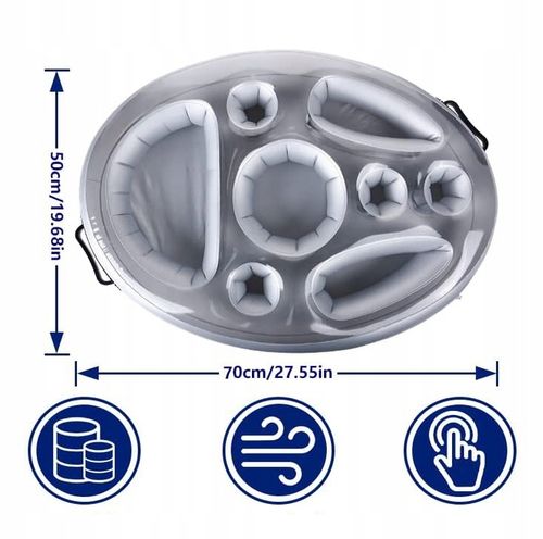 PŁYWAJĄCY STOLIK DO BASENU JACUZZI DMUCHANY BAREK NAPOJE DRINKI PRZEKĄSKI na Arena.pl