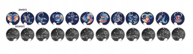 OTWIERACZ STALOWY DO BUTELEK KAPSLI ZODIAK LEW zdjęcie 9