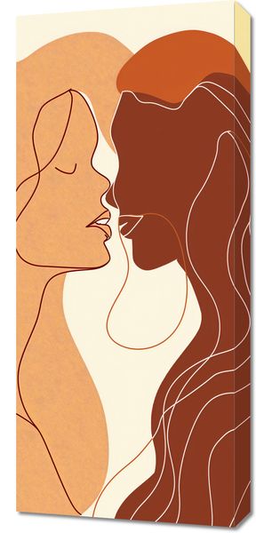 Obraz 40x90cm Zmysłowość Syntez zdjęcie 1