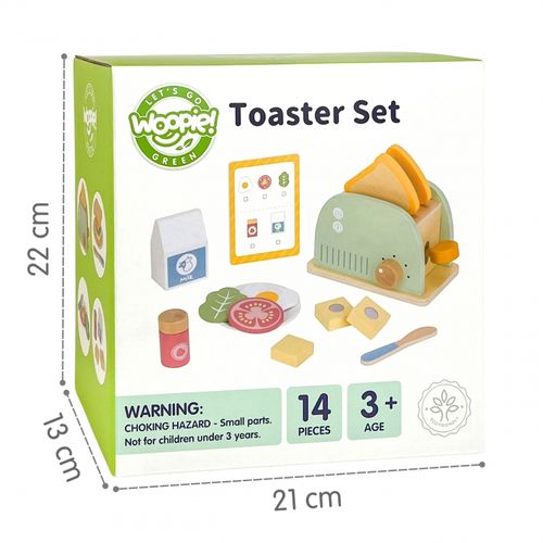 ZESTAW ŚNIADANIOWY  Z DREWNIANYM TOSTEREM na Arena.pl