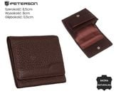 portfel męski  ptn cw-302 brown