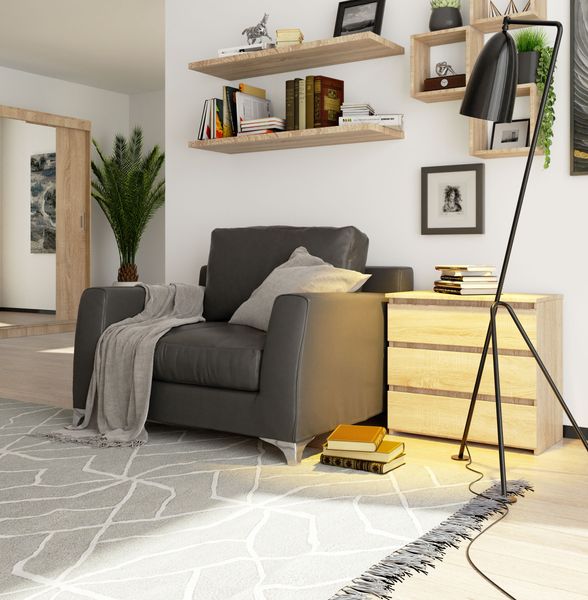 SZAFKA NOCNA CL3 60 cm DĄB SONOMA zdjęcie 5