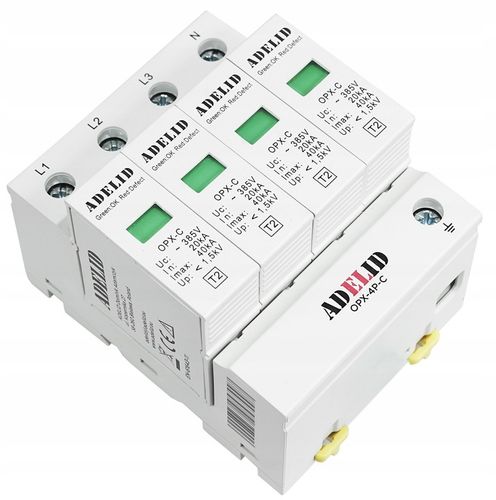 OGRANICZNIK OCHRONNIK PRZEPIĘĆ PRZEPIĘCIOWY C T2 4P 3-FAZ na Arena.pl