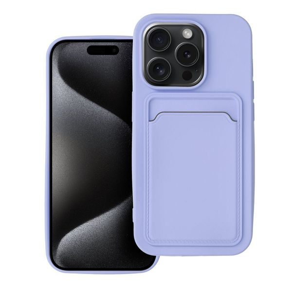 Futerał CARD CASE do IPHONE 15 Pro fioletowy zdjęcie 1