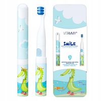 SZCZOTECZKA SONICZNA DO ZĘBÓW DLA DZIECI 3+ VITAMMY SMILE +ETUI 2KOŃCÓWKI
