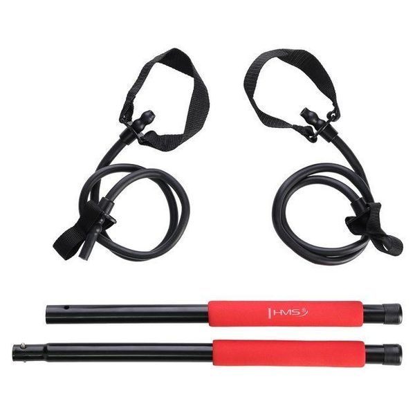 Drążek do ćwiczeń z gumami 91 cm HMS zdjęcie 4