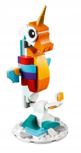 LEGO CREATOR 3w1 - MAGICZNY JEDNOROŻEC - KONIK MORSKI PAW - LEGO 31140 na Arena.pl