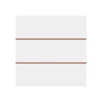 Kwadratowa ramka na zdjęcie z MDF-u, w paski, 15 x 15 cm