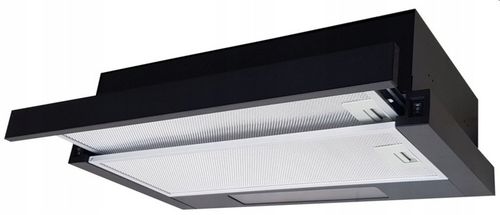 Czarny okap kuchenny teleskopowy podszafkowy Marin 60cm + FILTR na Arena.pl