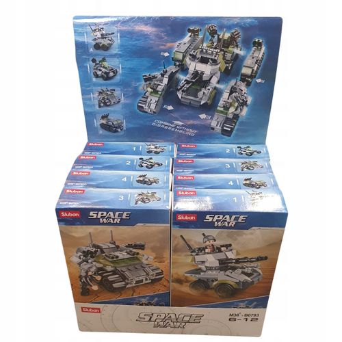 Klocki - Pojazd wojskowy 123 elementy Sluban B0793C na Arena.pl