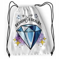 Plecak Sportowy Szkolny Ekonomisty Worek Torba Z Nadrukiem Ze Zdjęciem