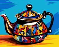 Plakat 76x60,5cm Może Herbatki?