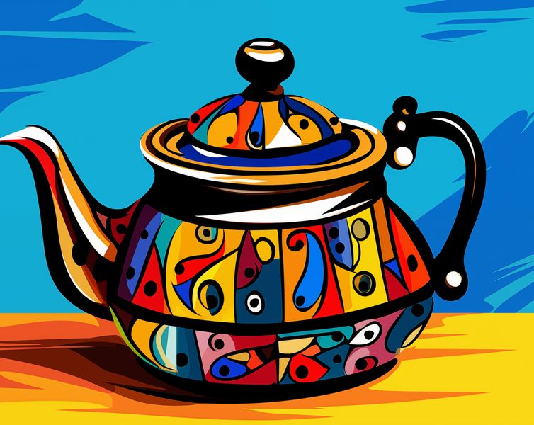 Plakat 76x60,5cm Może Herbatki? zdjęcie 1