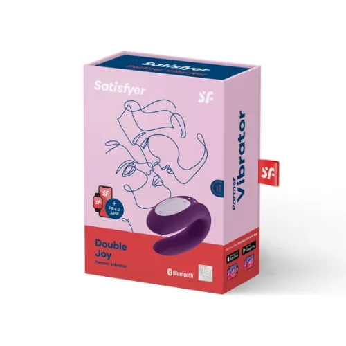 wibrator dla par - satisfyer double joy violet na Arena.pl