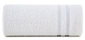 Ręcznik bawełniany ze stebnowaną bordiurą EMINA 30X50 biały