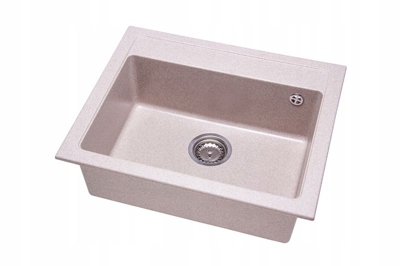 ZLEWOZMYWAK ZLEW GRANIT 8 kolorów 58x48 + SYFON zdjęcie 7