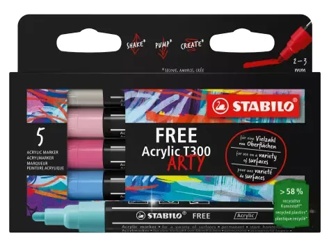 Marker Free T300, Candy Set (5 sztuk) zdjęcie 1