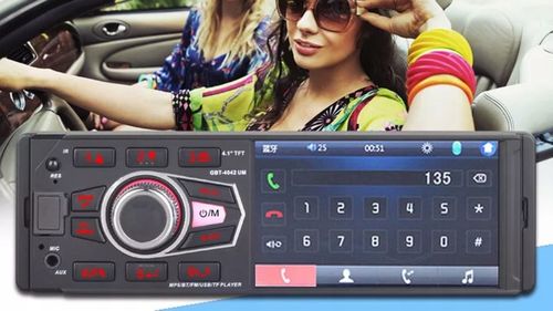 Radio Samochodowe 1DIN 4,1''USB BLUETOOTH AUX SD Kamera Cofania Pilot na Arena.pl