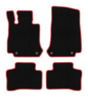 Dywaniki CARLUX-RED Mercedes EQC N293 SUV czarne/czerwone