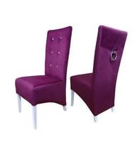 Nowoczesne krzesła tapicerowane krzesło drewniane pikowane TREND