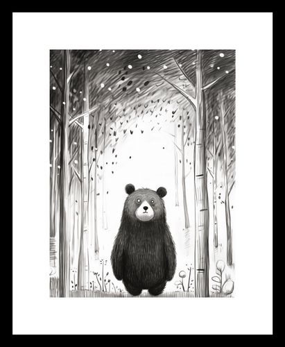 Plakat 15x20cm Ciekawski Miś na Arena.pl