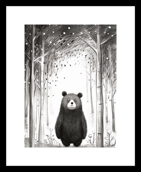 Plakat 15x20cm Ciekawski Miś zdjęcie 3