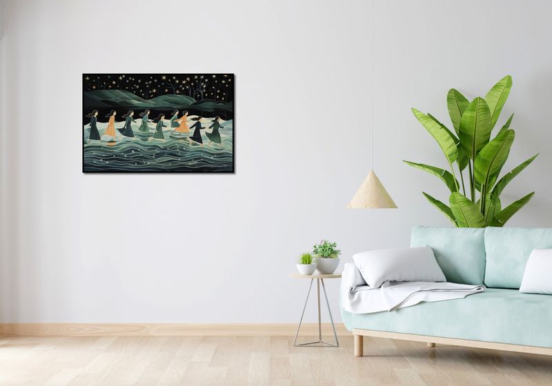 Plakat 91,5x60cm Nocna Procesja zdjęcie 4