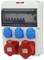 ROZDZIELNICA BUDOWLANA ZABEZPIECZONA RÓŻNICÓWKA