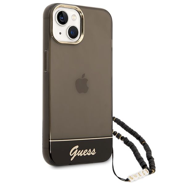 Etui Guess do iPhone 15 Plus, iPhone 14 Plus, Czarny zdjęcie 3