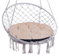 poduszka ogrodowa 65 cm na krzesło wiszące bocianie gniazdo wodoodporna