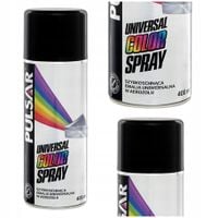 FARBA LAKIER CZARNY POŁYSK PULSAR SPRAY RAL 9005 400 ml