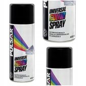 FARBA LAKIER CZARNY POŁYSK PULSAR SPRAY RAL 9005 400 ml