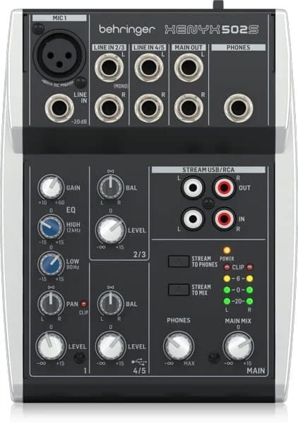 Mikser audio Behringer 502S zdjęcie 2