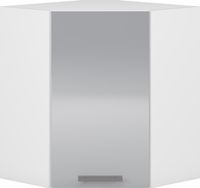 BELLA GN-60/72 SZAFKA GÓRNA NAROŻNA FRONT: JASNY POPIEL POŁYSK