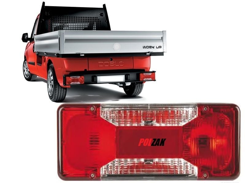 Lampa tylna Lewa tył Kierowcy Iveco Daily 2006- Iveco Eurocargo 2008- Fiat Doblo 2010- Stralis Trakker Opel Combo 2011- 5801351218 69500032 5801631438 35C 40C 45C 50C 55C 60C 65C 70C 72C zdjęcie 12