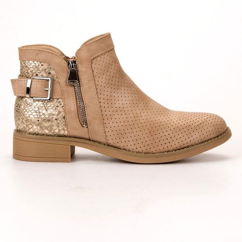 Beżowe Botki Snake Print r.41 na Arena.pl