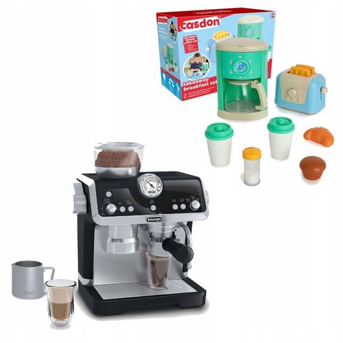 EKSPRES DO KAWY DLA DZIECI ZABAWKOWY DELONGHI CASDON + GRATIS TOSTER KUBKI na Arena.pl