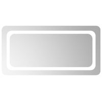 Lustro łazienkowe z LED, 80x40 cm