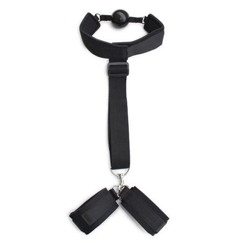 Costrittivio Bondage Back Restraint+Gag Black na Arena.pl