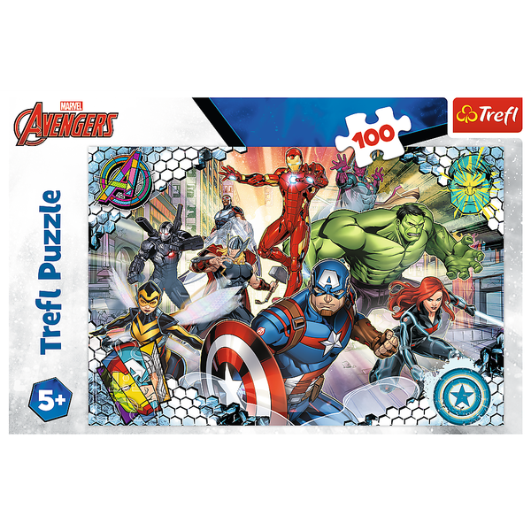 Puzzle - 100 - Sławni Avengers - Disney Marvel The Avengers 16454 zdjęcie 3