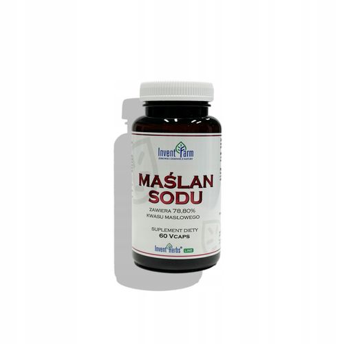 Maślan Sodu Invent Farm Kwas Masłowy Zdrowe Jelita 700 mg 60 kaps. na Arena.pl