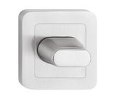 SZYLD DOLNY ZAOKRĄGLONY NIKIEL SATYNA BLOKADA WC