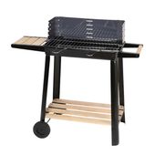 NOWY GRILL WĘGLOWY NA KÓŁKACH Z RĄCZKĄ I PÓŁKĄ Barbecue Rosario