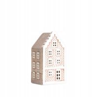 Domek LED BARON kamienica 6,5x5,5x12 cm HOMLA