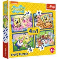 ND01_252377 PUZZLE 4w1 Podwodne zycie SpongeBoba