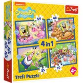 ND01_252377 PUZZLE 4w1 Podwodne zycie SpongeBoba