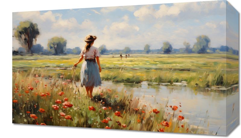 Obraz 50x30cm Wiejski Spokój zdjęcie 1