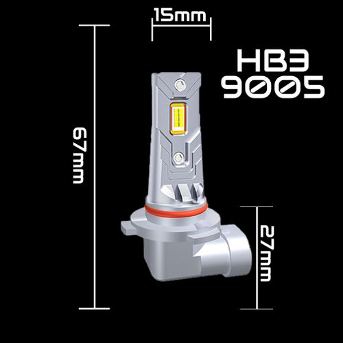 ŻARÓWKI LED HB3 RETROFITY 1 do 1 5500K SUPER WHITE na Arena.pl