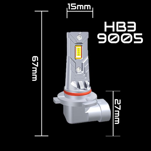 ŻARÓWKI LED HB3 RETROFITY 1 do 1 5500K SUPER WHITE zdjęcie 4